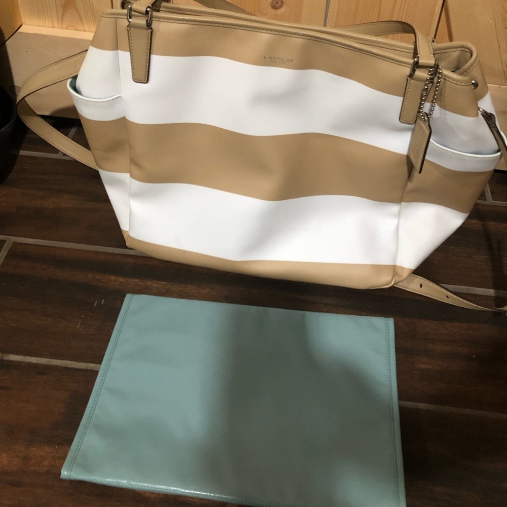 Authentic coach diaper bag